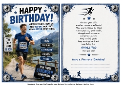happy birthday male runner