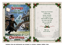 how did scrooge win the football game ?