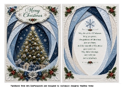 blue christmas tree