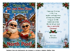 where do mr and mrs claus like to swim?