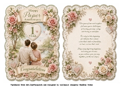 1 year paper anniversary