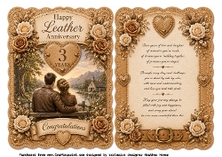 3 years leather anniversary