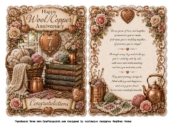7 years wool and copper anniversary