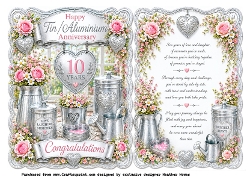 10 years tin/alluminium anniversary