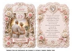 13th anniversary lace