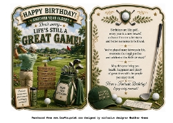 cup1458542_107 - golf male birthday