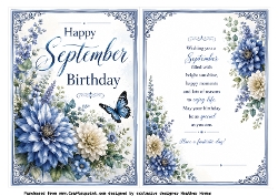 september birthday floral