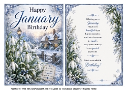 january birthday snowdrops