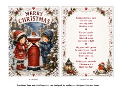 lucy and george posting letters to santa