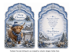 shaped christmas coo