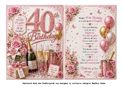 40th birthday daughter