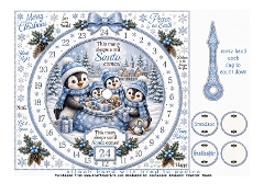 more penguins advent clock calendar
