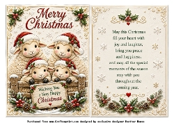 christmas sheep