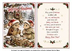 christmas mice merry christmas