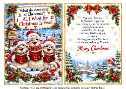 what do sheep sing at christmas