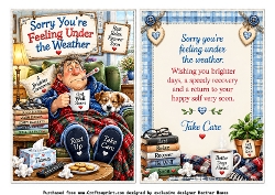sorry youre feeling under the weather male