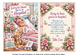 sorry to hear youre in hospital female