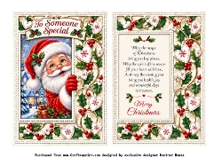 special someone peeping santa