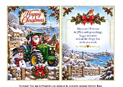 santas tractor