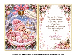 baby girl bauble