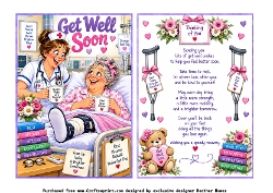 get well soon after your knee op female