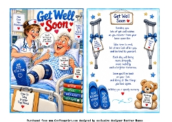 get well soon after your knee op male