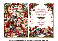 greyhounds at christmas