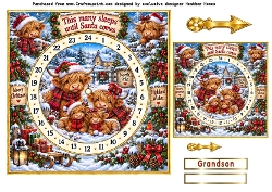 highland coos advent card