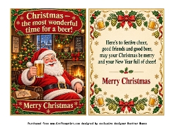most wonderful time for a beer santa