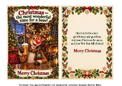 most wonderful time for a beer rudolph