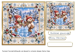 skating snowmen 