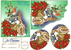 Robina Church Poinsettias Irregular Layers