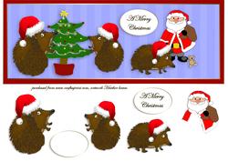 Hedgehog Christmas