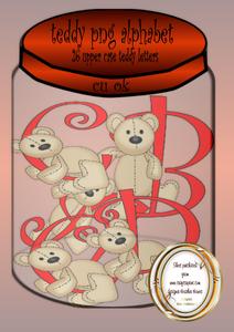 Uppercase Alphabet Bears