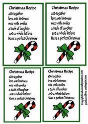 A Christmas Recipe with Candy Cane