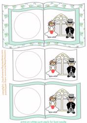 Bride and Groom Book Sheet Page 1