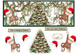 Swinging Christmas Monkeys