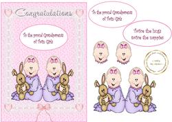 Proud Grandparents of Twin Girls