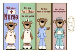 New Qualified Nurse Bookmarks/toppers