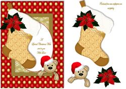 Stocking Poinsettia