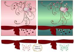 To Deliciously Romantic Card Fronts