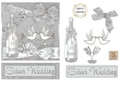 25th Anniversary Easel Card