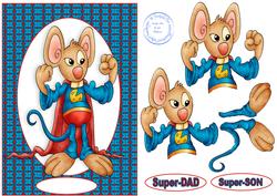 Super Son/dad Mouse Card