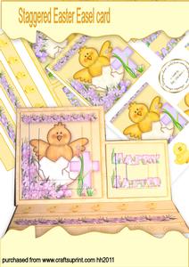 Staggered Easel Easter Card Kit
