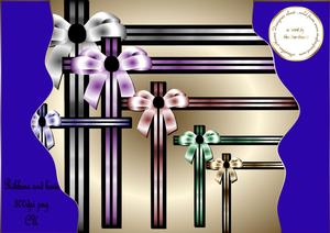 Corner Ribbon Bows