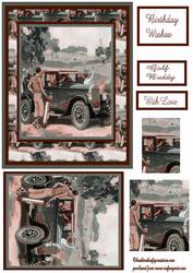 Golf Buddy Card Front and Layers