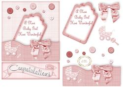 Buttons and Bows Baby Girl