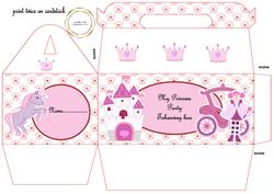 Gable Princess Party Takeaway Box