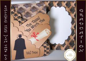 Graduation Scalloped Pocket and Tag Kit