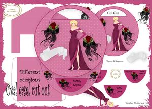 Oval Easel Cut Out Prom/birthday Other